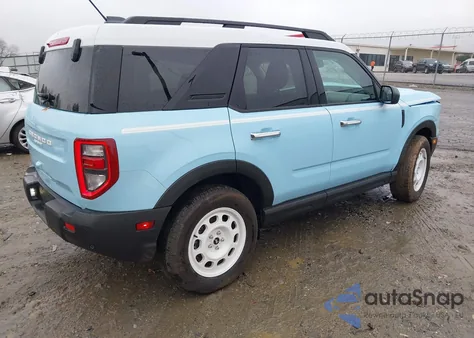 2025 Ford Bronco Sport Heritage из США, поврежденный, VIN 3FMCR9GN8SRE35811